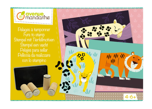 Boîte créative, Pelages à tamponner