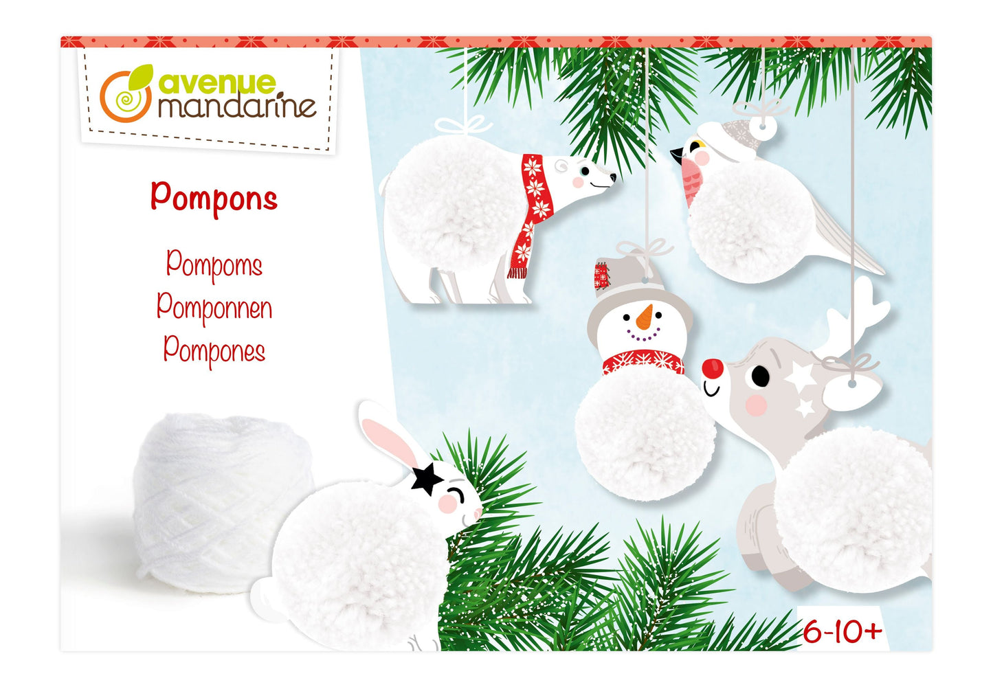 Boîte créative, Pompons à suspendre