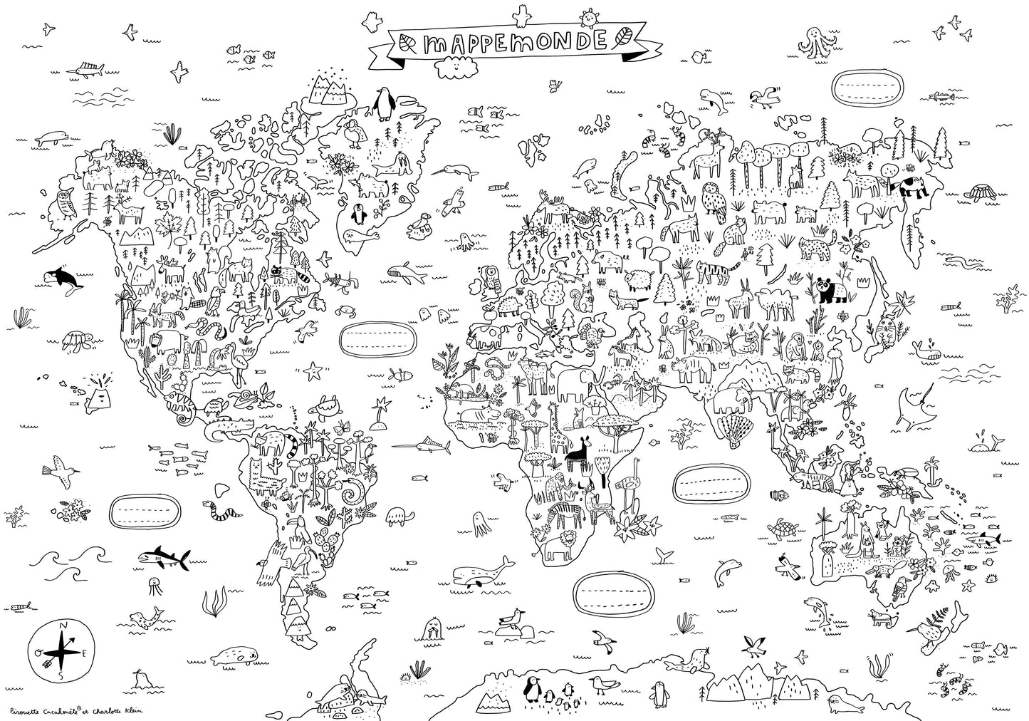 mon POSTER "Mappemonde"