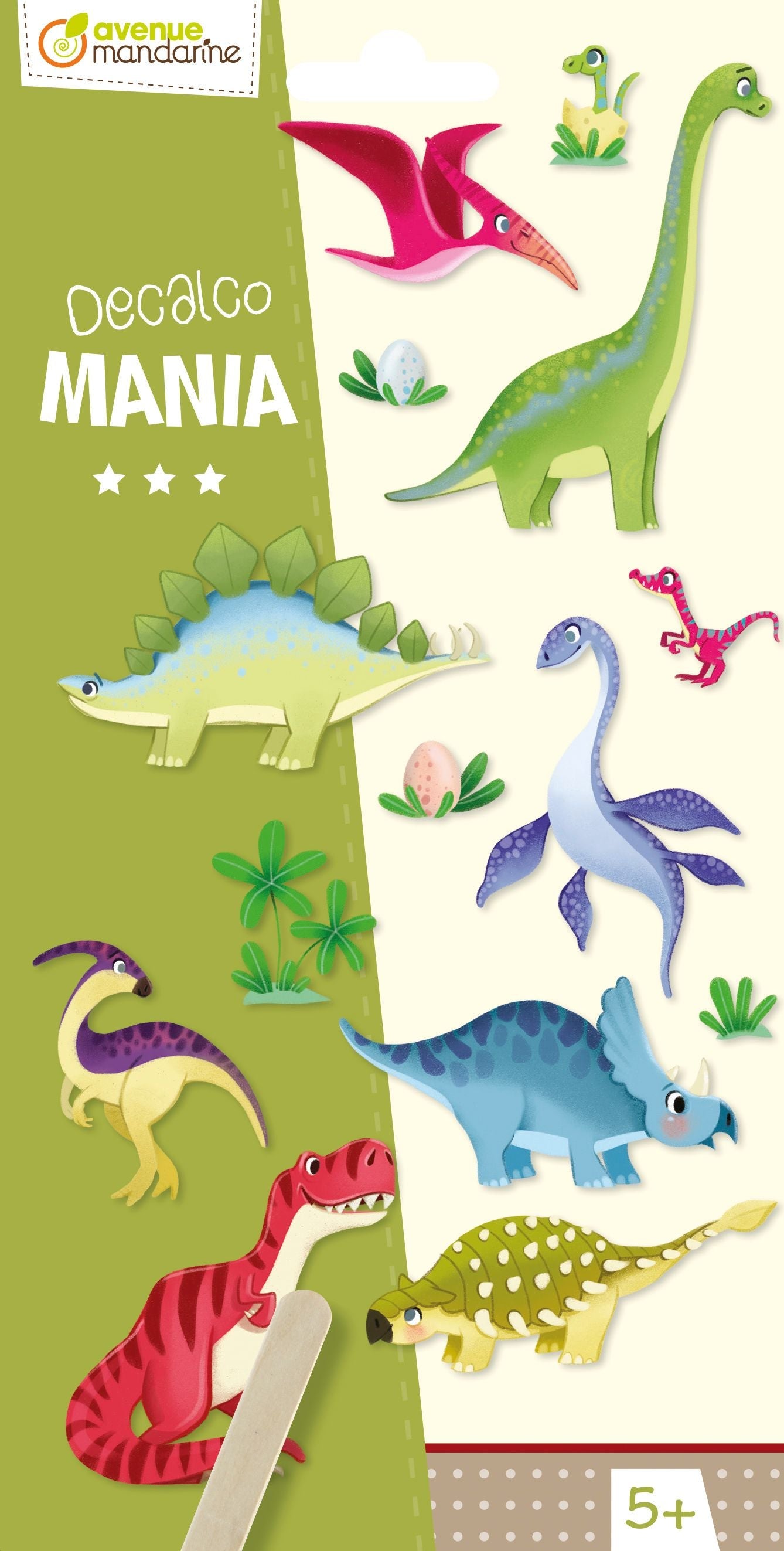 Decalco' Mania, Dinosaures