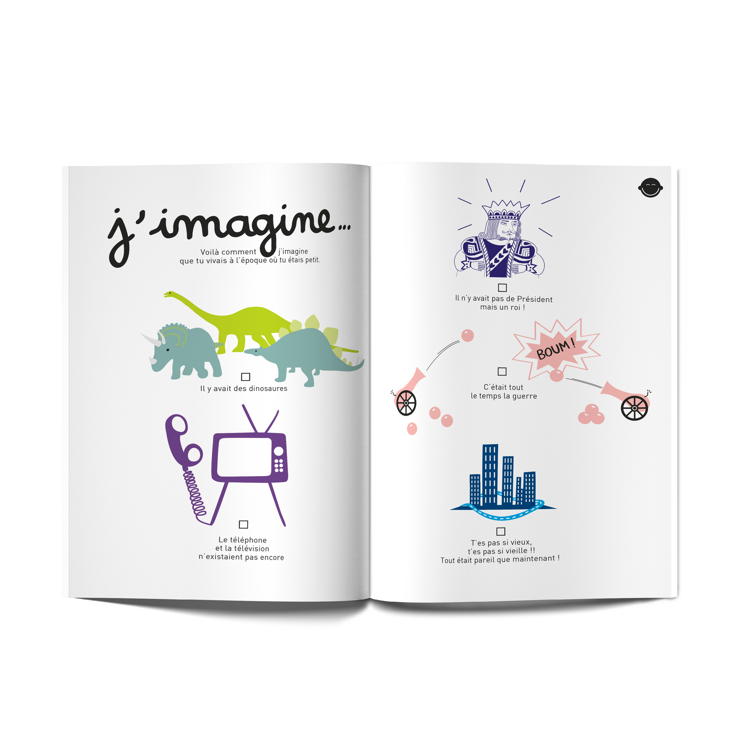 Papi, mamie et moi - Livre à remplir à 2