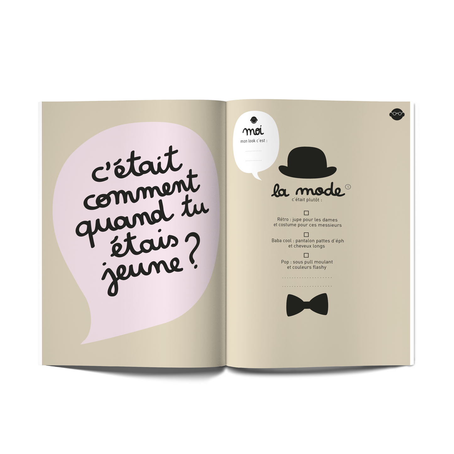 Papi, mamie et moi - Livre à remplir à 2