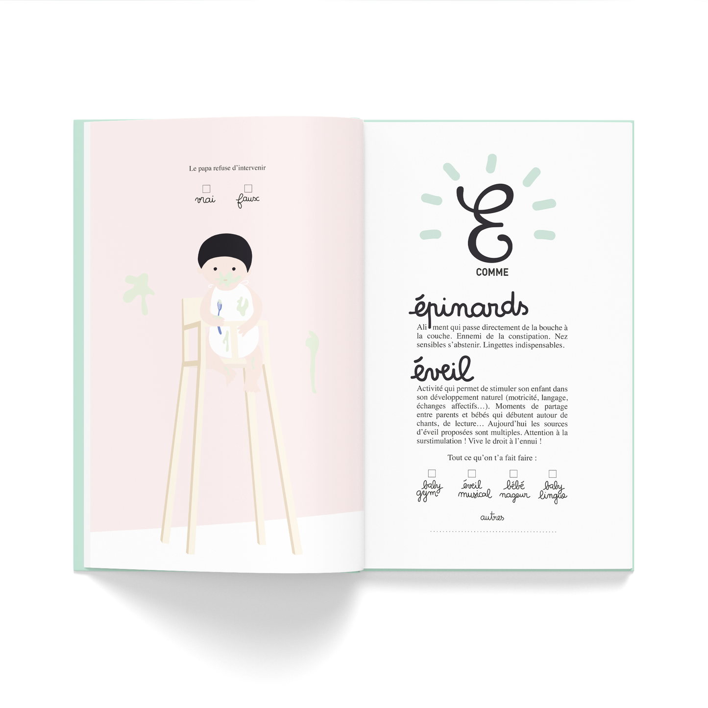 Ta 1ère année de A à Z - Cahier de naissance