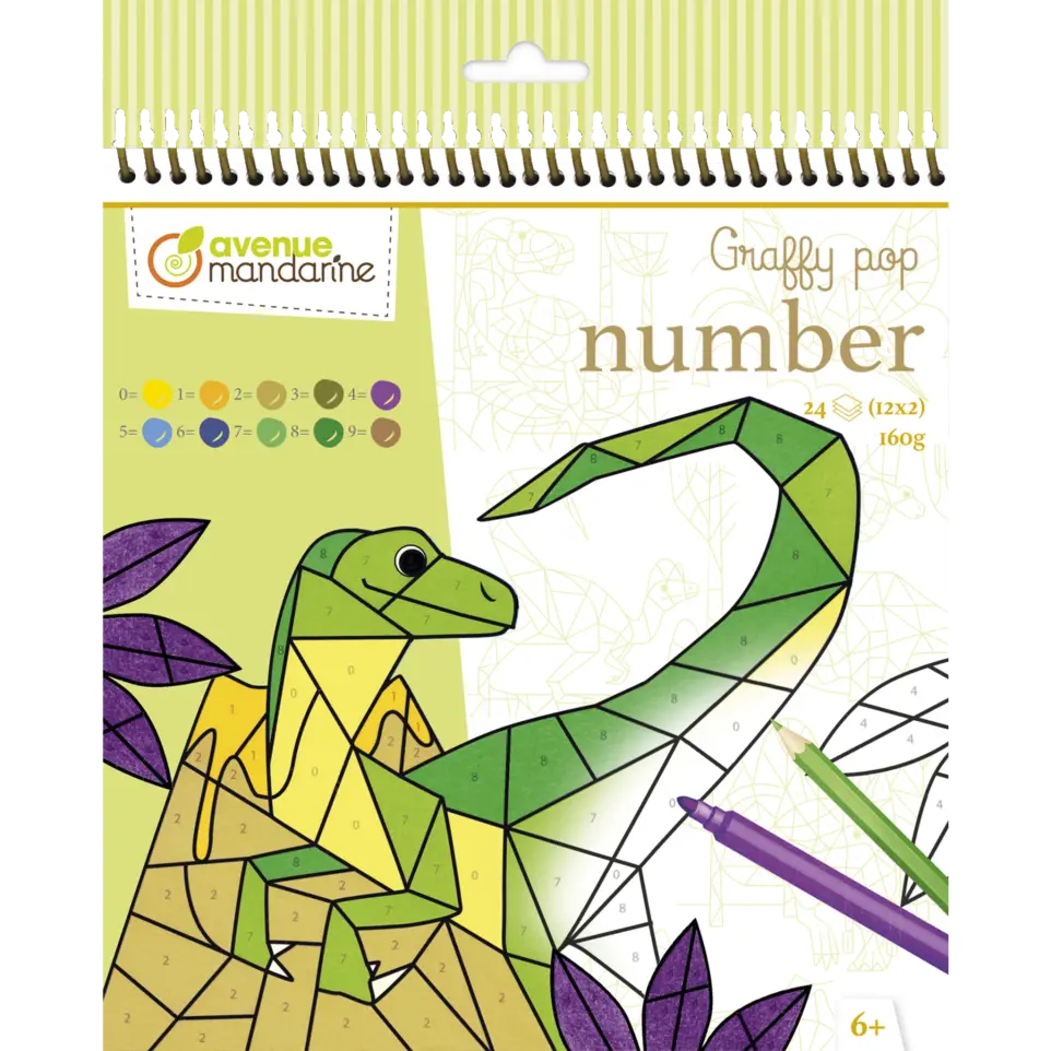 Graffy Pop Number, Dinosaures