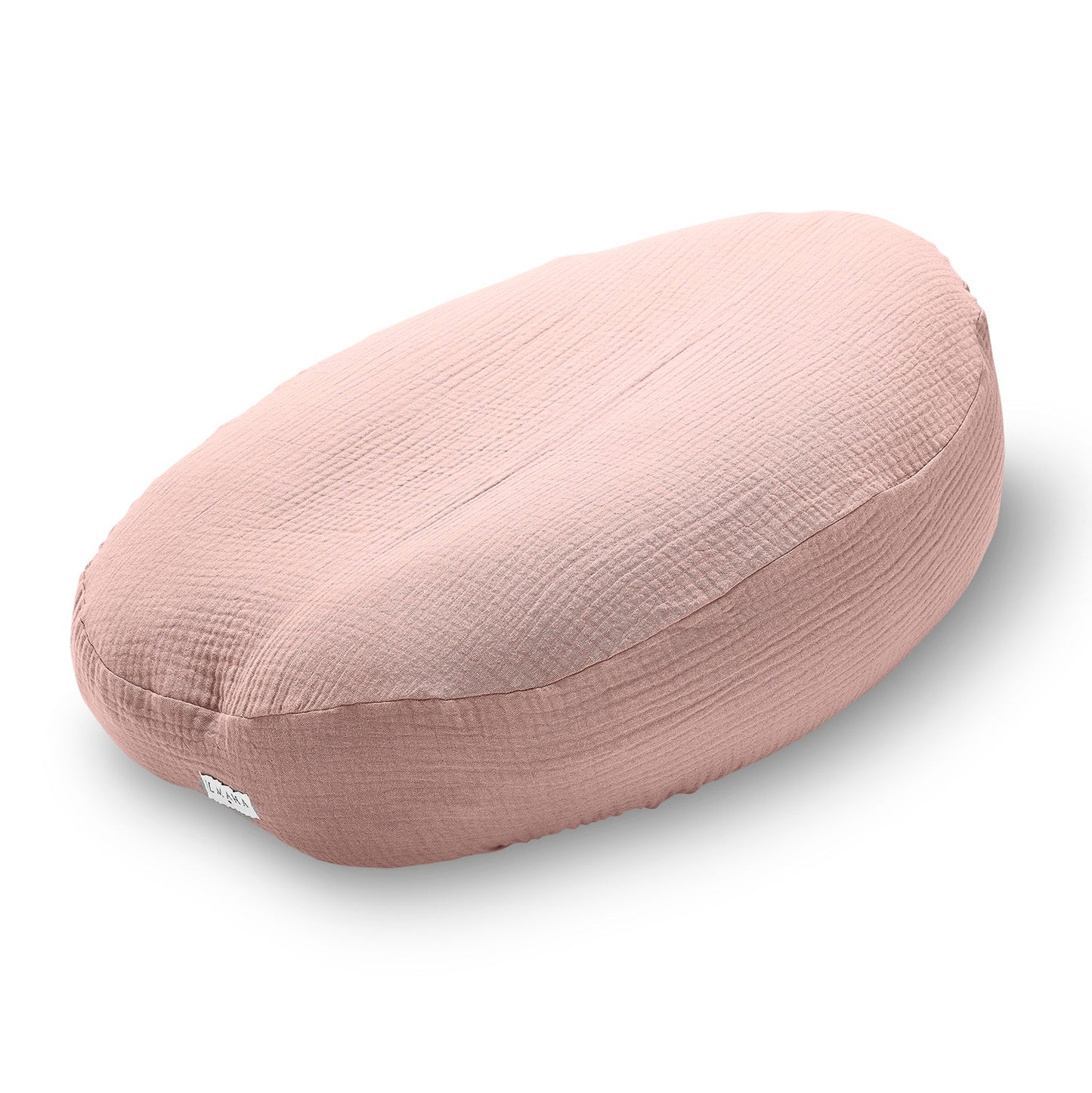 Housse Relax pour coussin d’allaitement en mousseline | Rose pâle