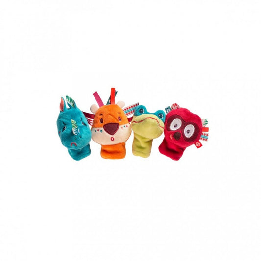 Lot de 3  Marionnettes a doigts Jungle