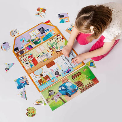 My Eco House - Maxi Puzzle Montessori