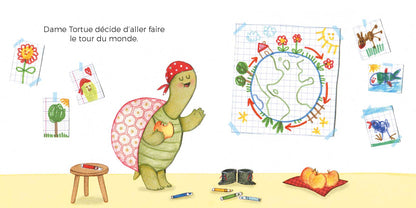 Livre cartonné - Dame Tortue