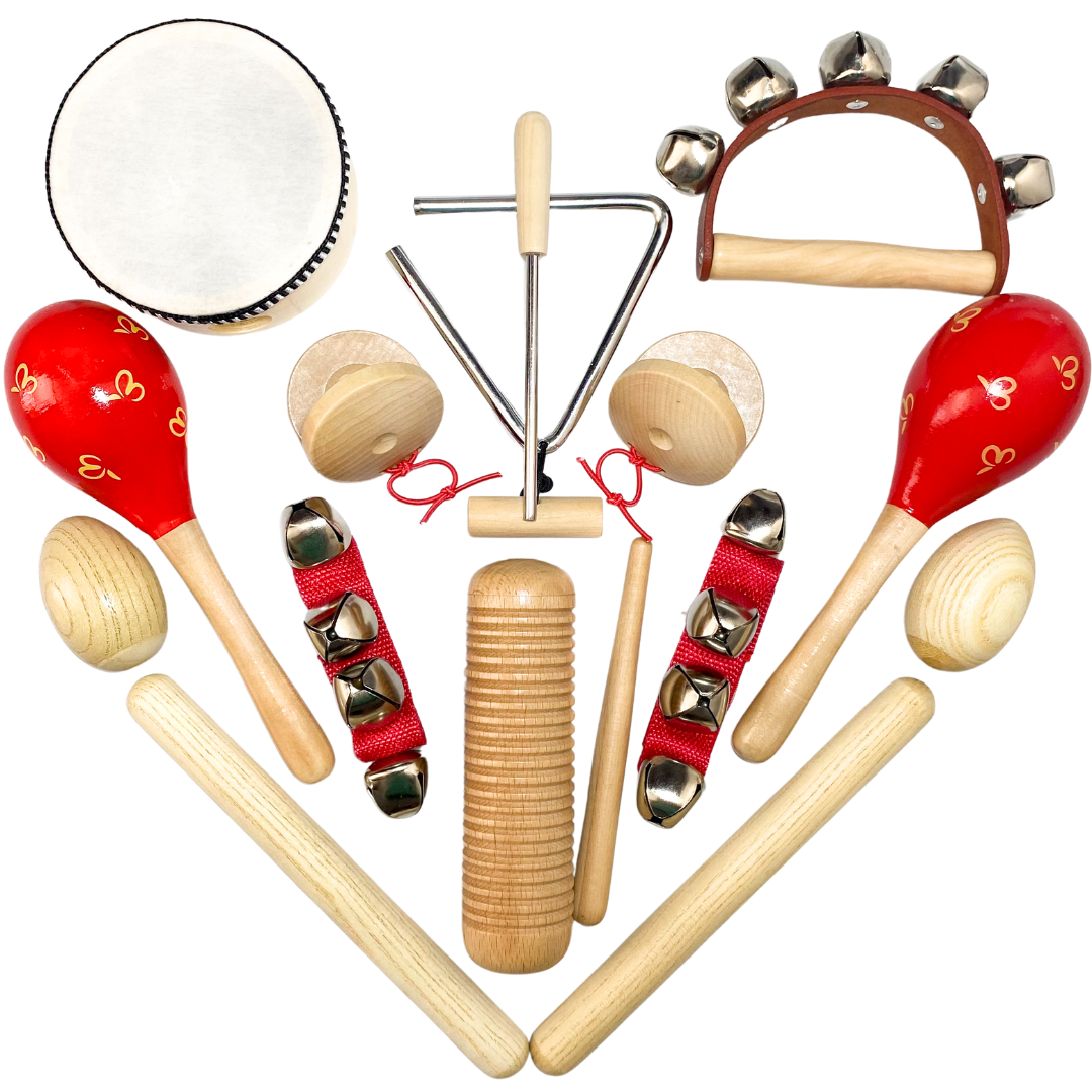 Ensemble d'instruments de musique de 15 pièces