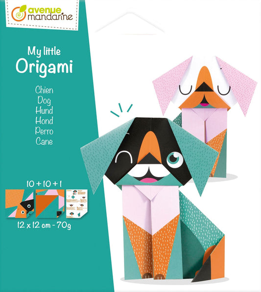 My little Origami, Chien, 12 x 12 cm, 20F, 70g