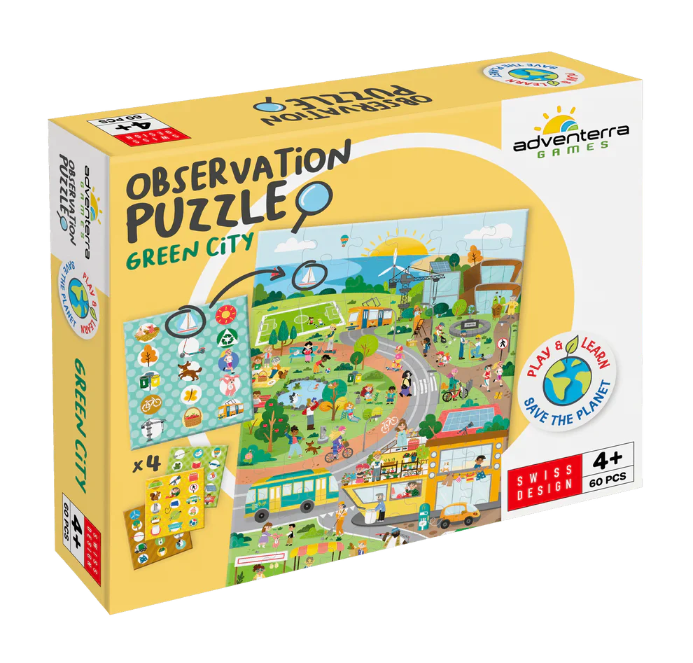 Ville verte - Puzzle d'observation