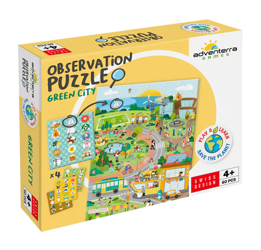 Ville verte - Puzzle d'observation