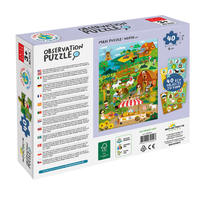Eco Farm - Puzzle d'observation