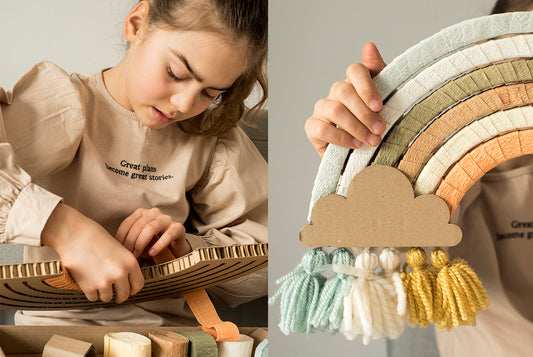 DIY arc en ciel organique