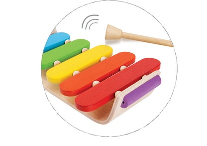 Xylophone Ovale en bois