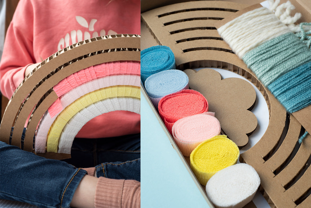 DIY arc en ciel pastel