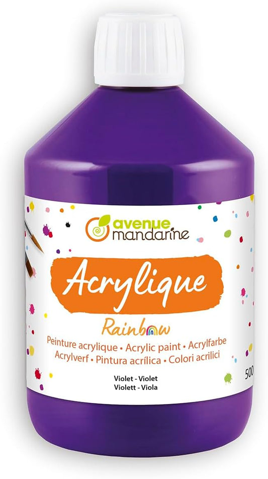 Peinture acrylique Rainbow 500mL Violet