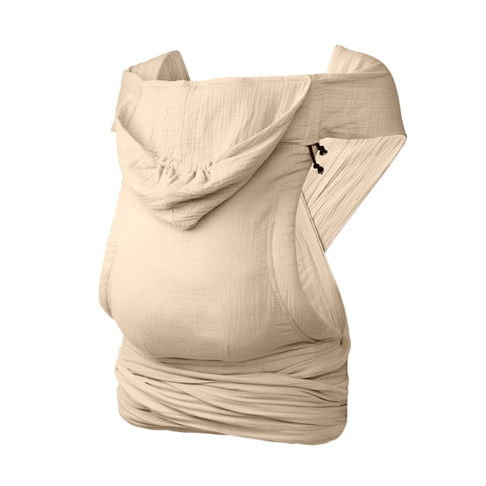 Porte bébé Mei Tai uni | Champagne