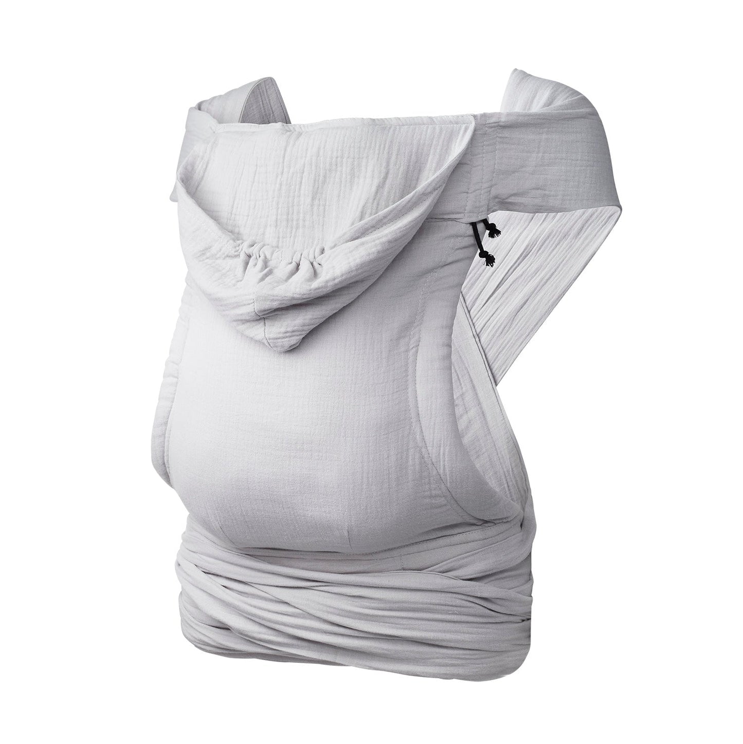 Porte bébé Mei Tai uni | Gris clair
