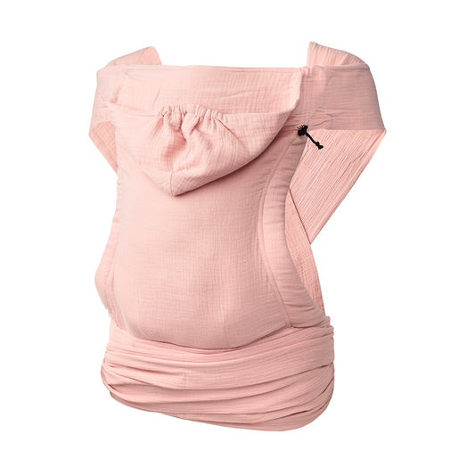 Porte bébé Mei Tai uni | Vieux rose