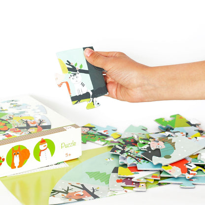 Puzzle éducatif, Les saisons