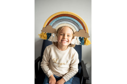 DIY arc en ciel miel bleu