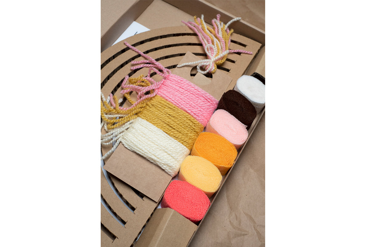 DIY arc en ciel miel rose