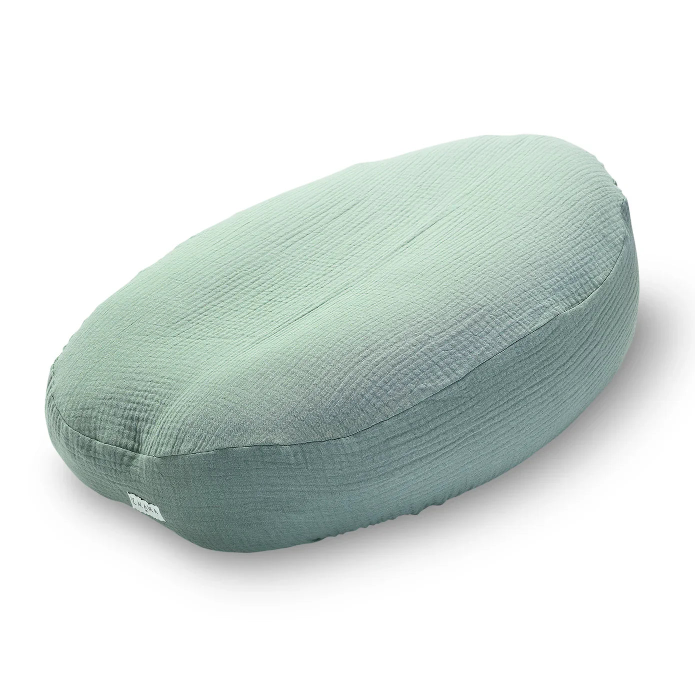 Housse Relax pour coussin d’allaitement en mousseline | Vieux vert