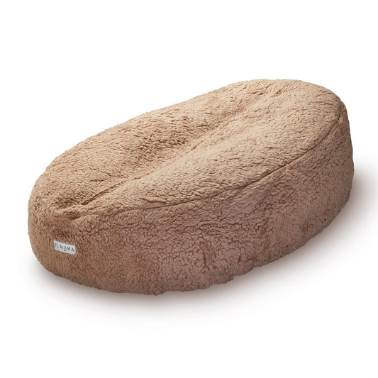 Housse Relax pour coussin d’allaitement en teddy | Taupe
