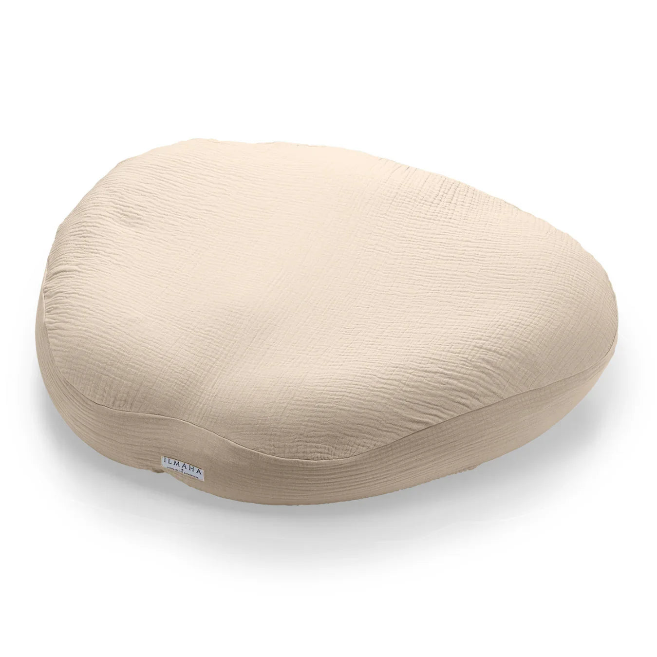 Housse Relax pour coussin d'allaitement  jumeaux en mousseline | Champagne