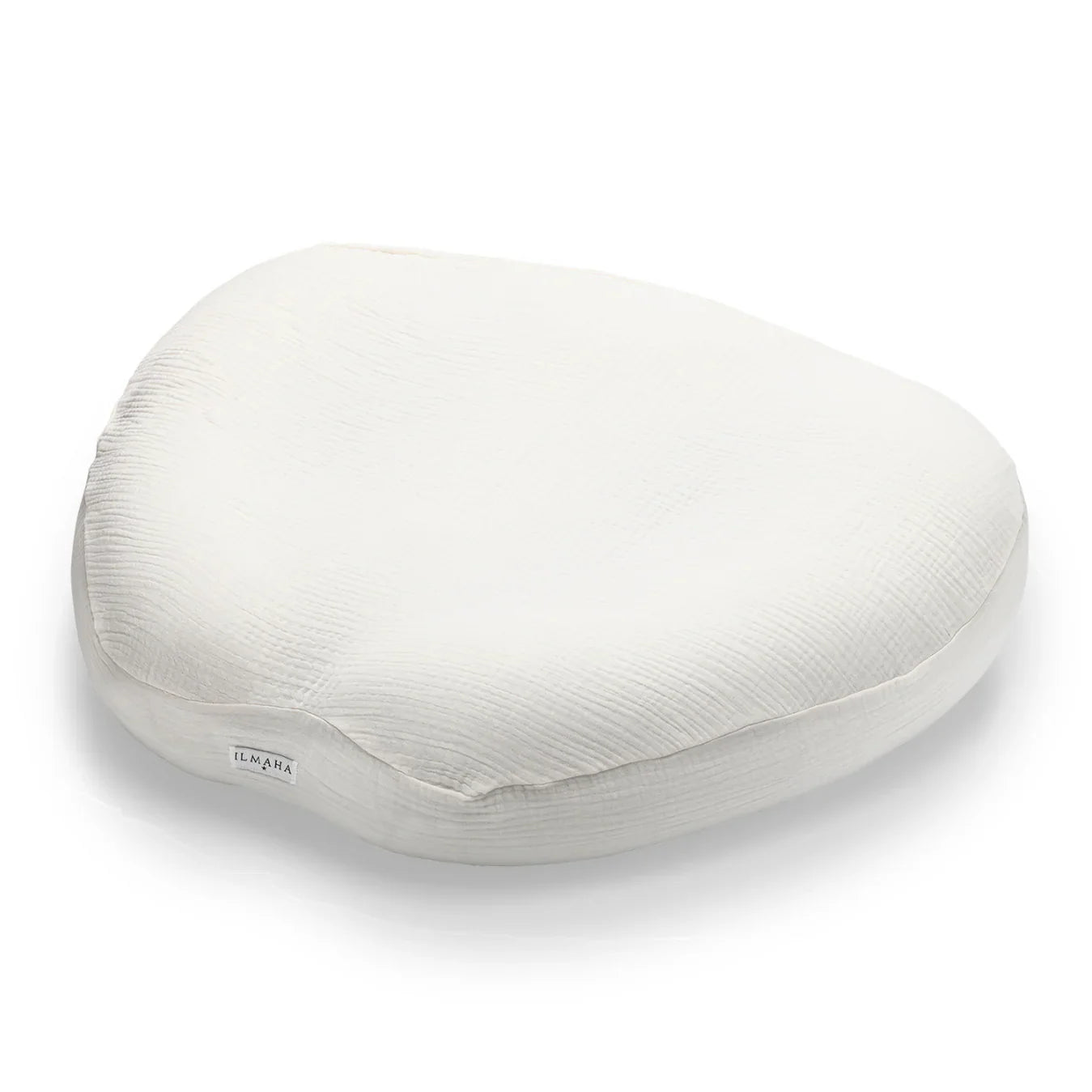 Housse Relax pour coussin d'allaitement jumeaux en mousseline | Écru