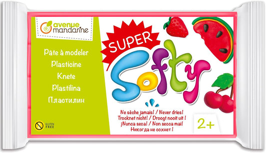 Super Softy - Pâte à modeler 350g, Rose