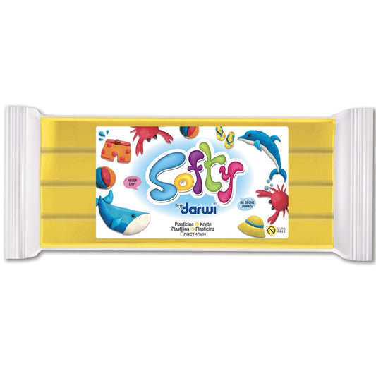 Softy - Pâte à modeler 500g, Jaune