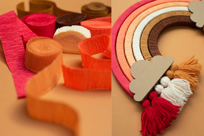 DIY arc en ciel coucher de soleil