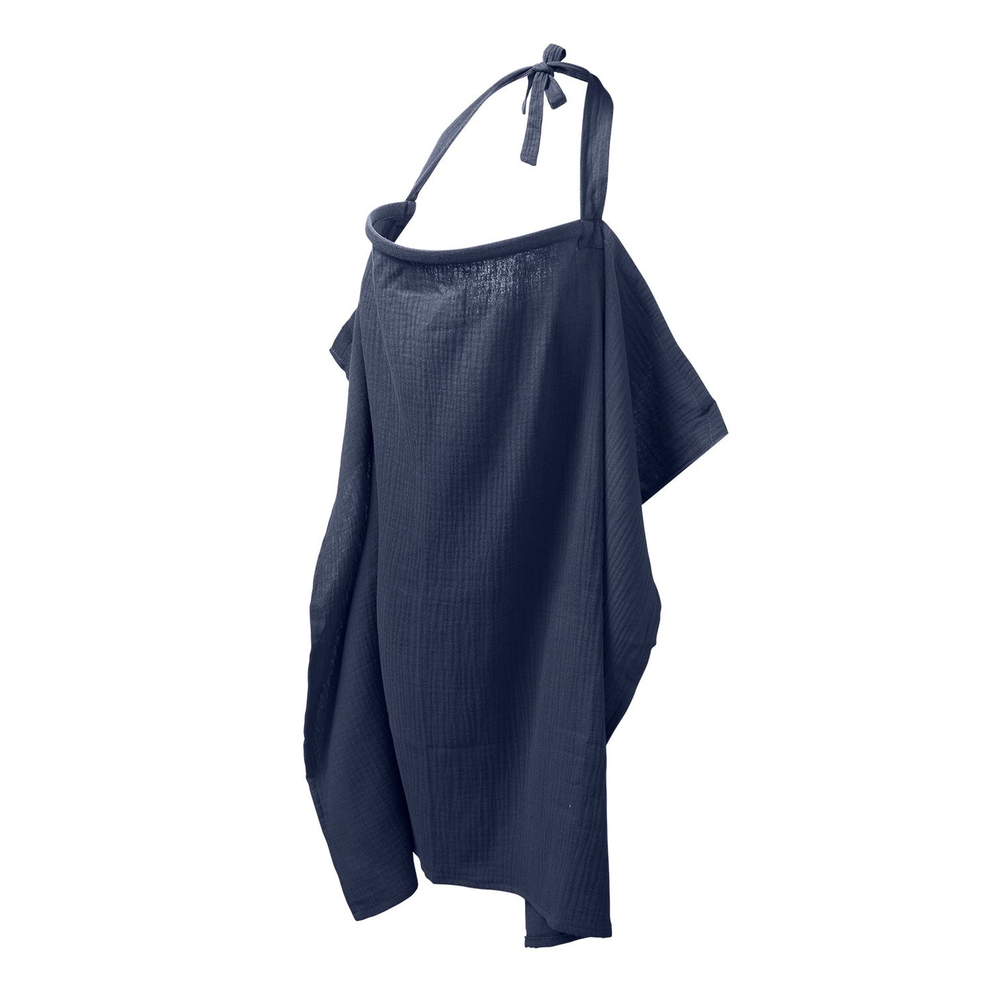 Châle d’allaitement uni | Blue navy
