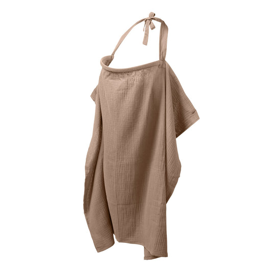 Châle d’allaitement uni | Taupe