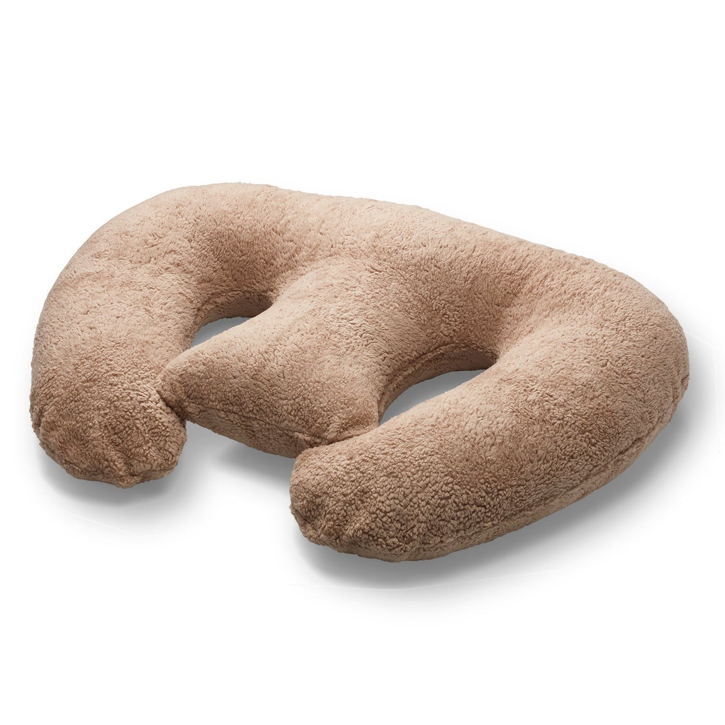 Coussin d’allaitement double teddy | Taupe