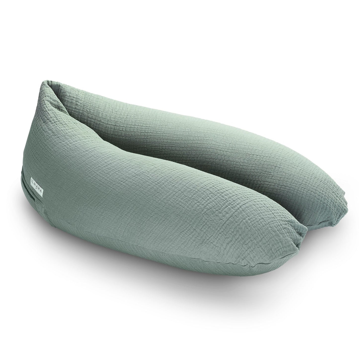 Coussin d’allaitement en mousseline | Vert ancien