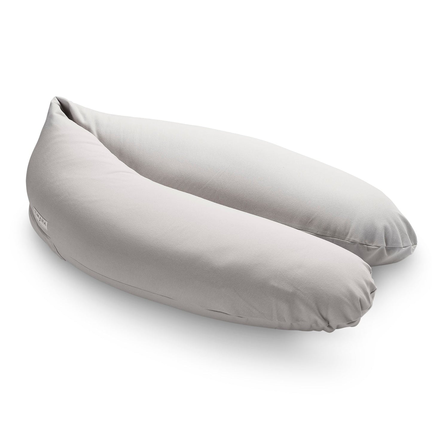 Coussin d’allaitement en molleton doux | Gris clair