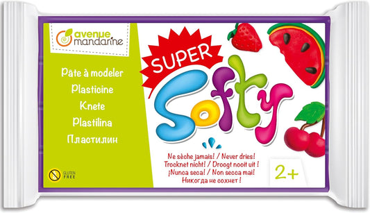 Super Softy - Pâte à modeler 350g, Violet