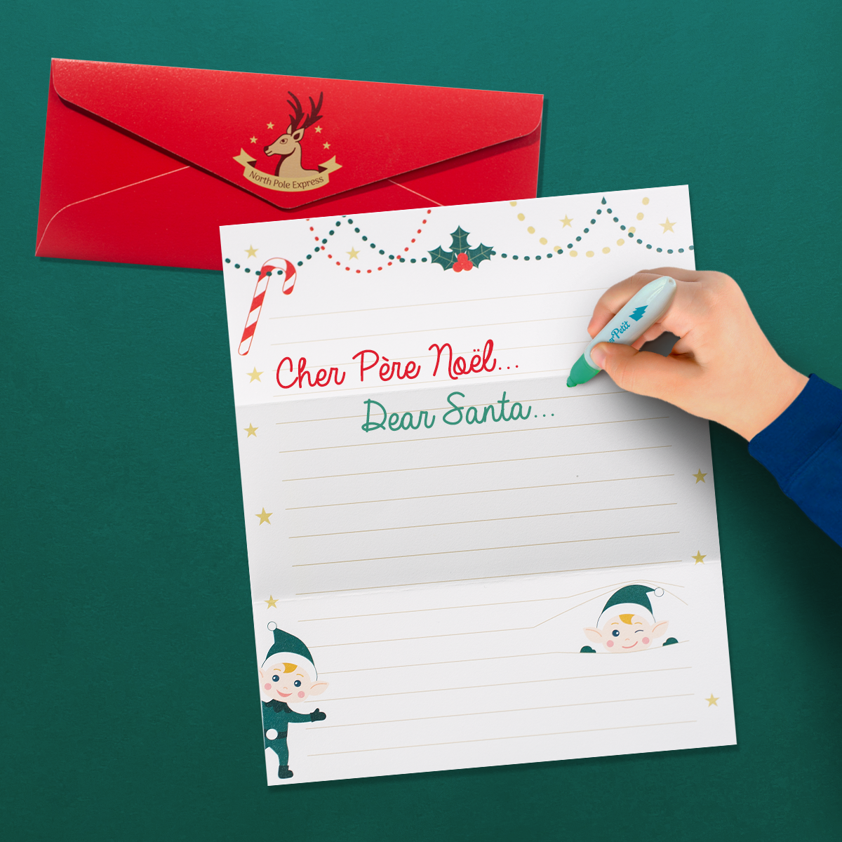 Set à colorier - Village de Noël