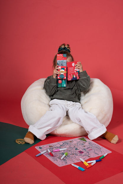 Set à colorier - Village de Noël