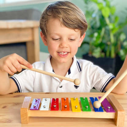 Petit xylophone en bois
