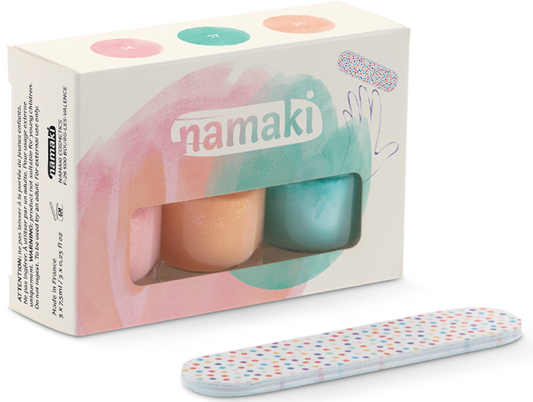 Coffret 3 vernis à ongles pelables à base d'eau - Délices d'été