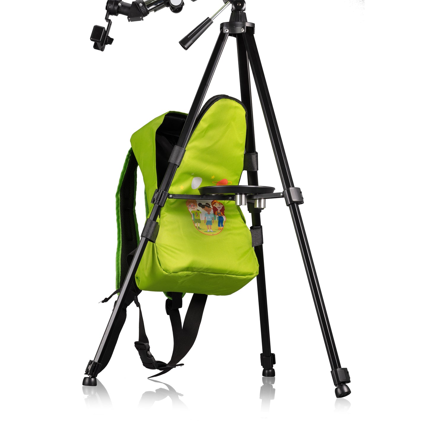 Télescope à objectif 70/400 avec sac à dos vert