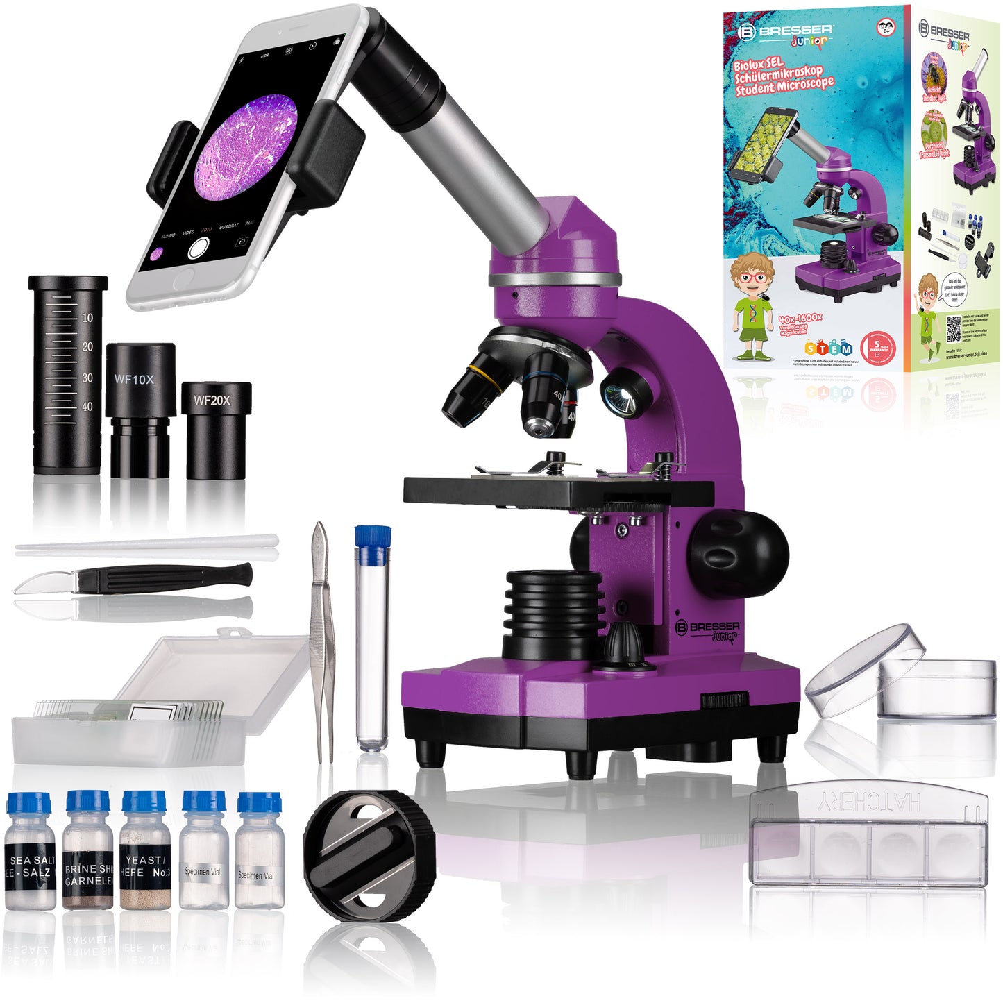 Microscope étudiant Biolux SEL - vert