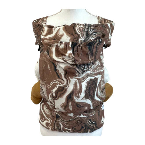 Porte bébé Mei Tai marbré | Marron