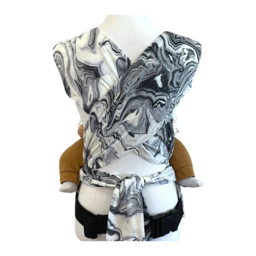 Porte bébé Mei Tai marbré | Gris