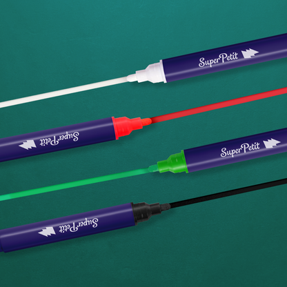 Quatre feutres pour vitres thème Noël