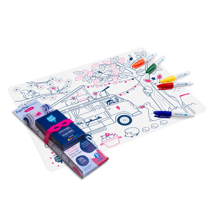 Set à colorier - Le Van